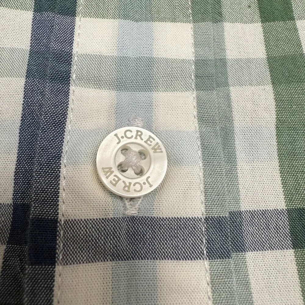 J. CREW Men's EUC Classic Fit Flex Washed Plaid Button Down‎ Shirt | Size XL